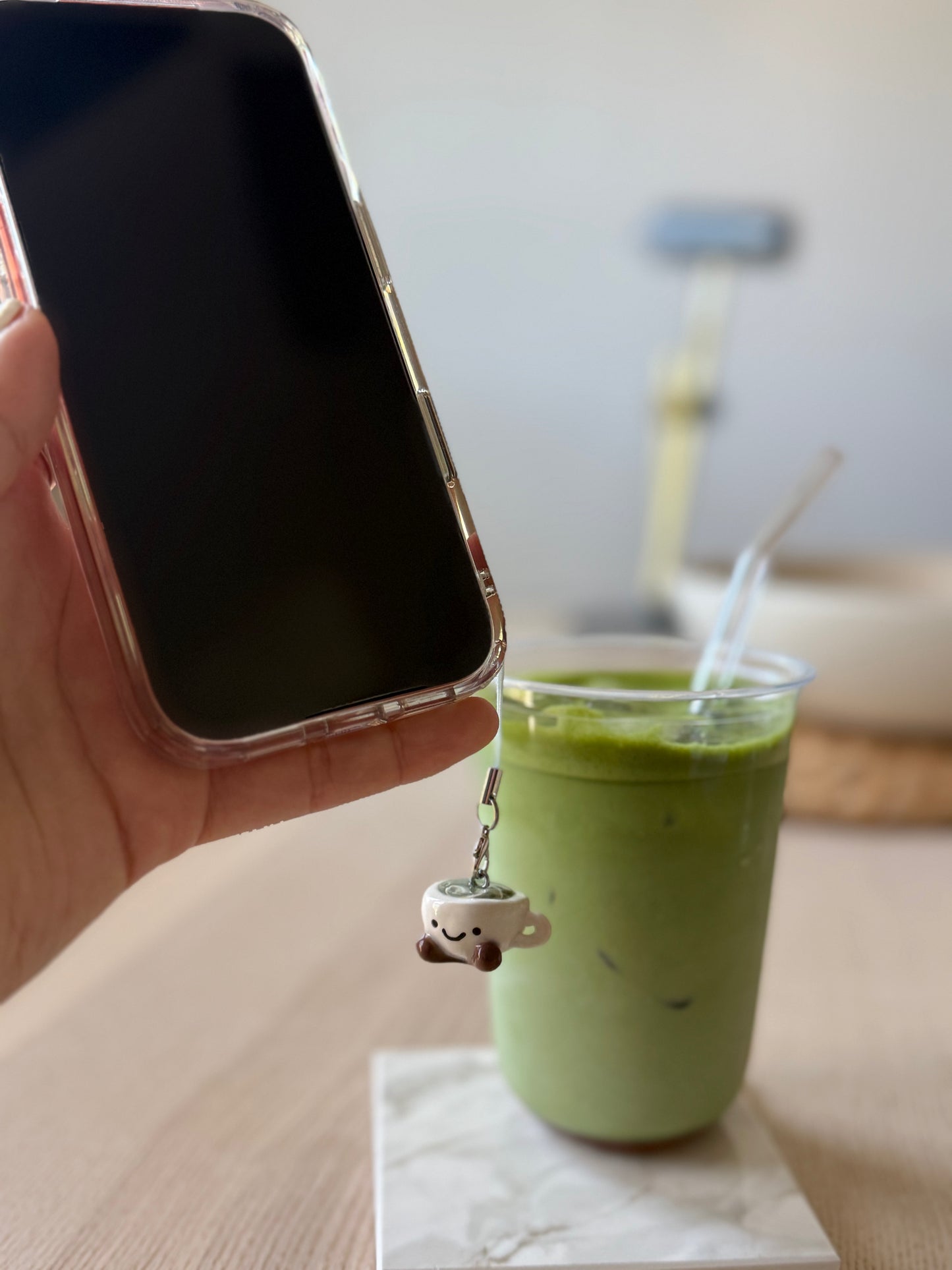 Jellycat Matcha Latte Phone Charm