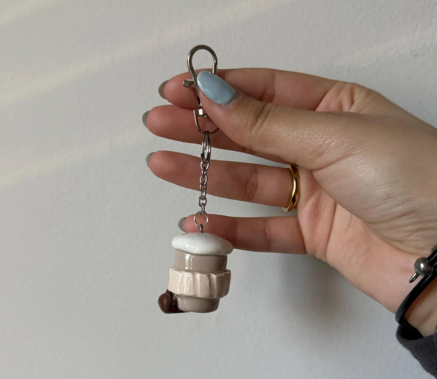 Coffee Jellycat Keychain