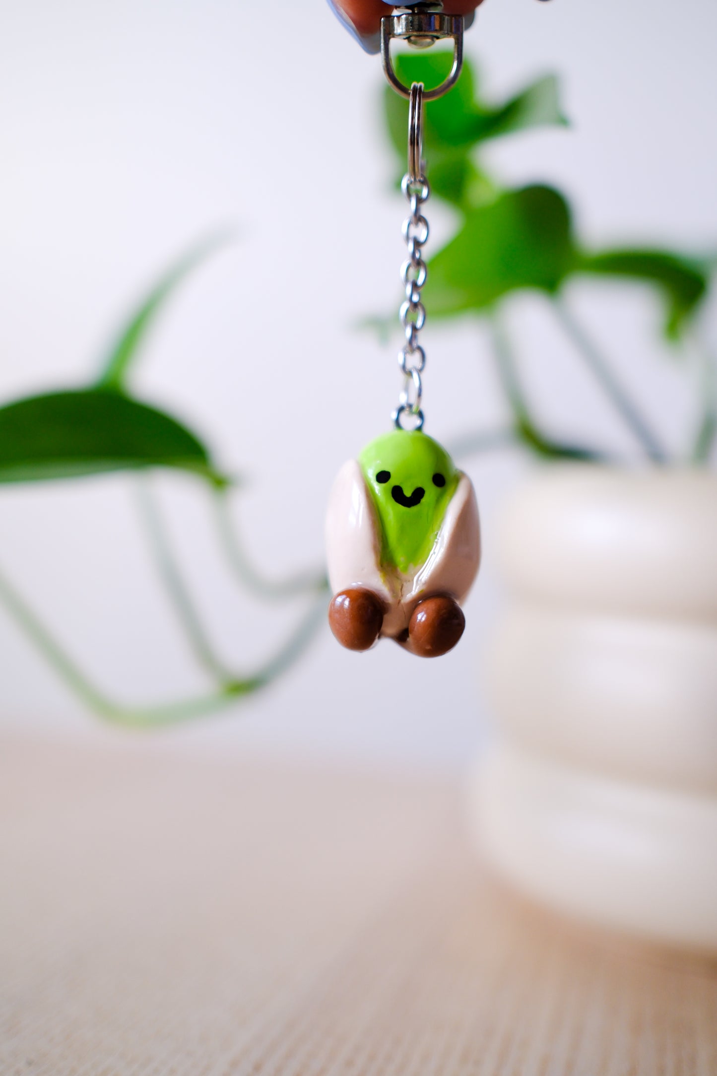 Pistachio Jellycat Keychain