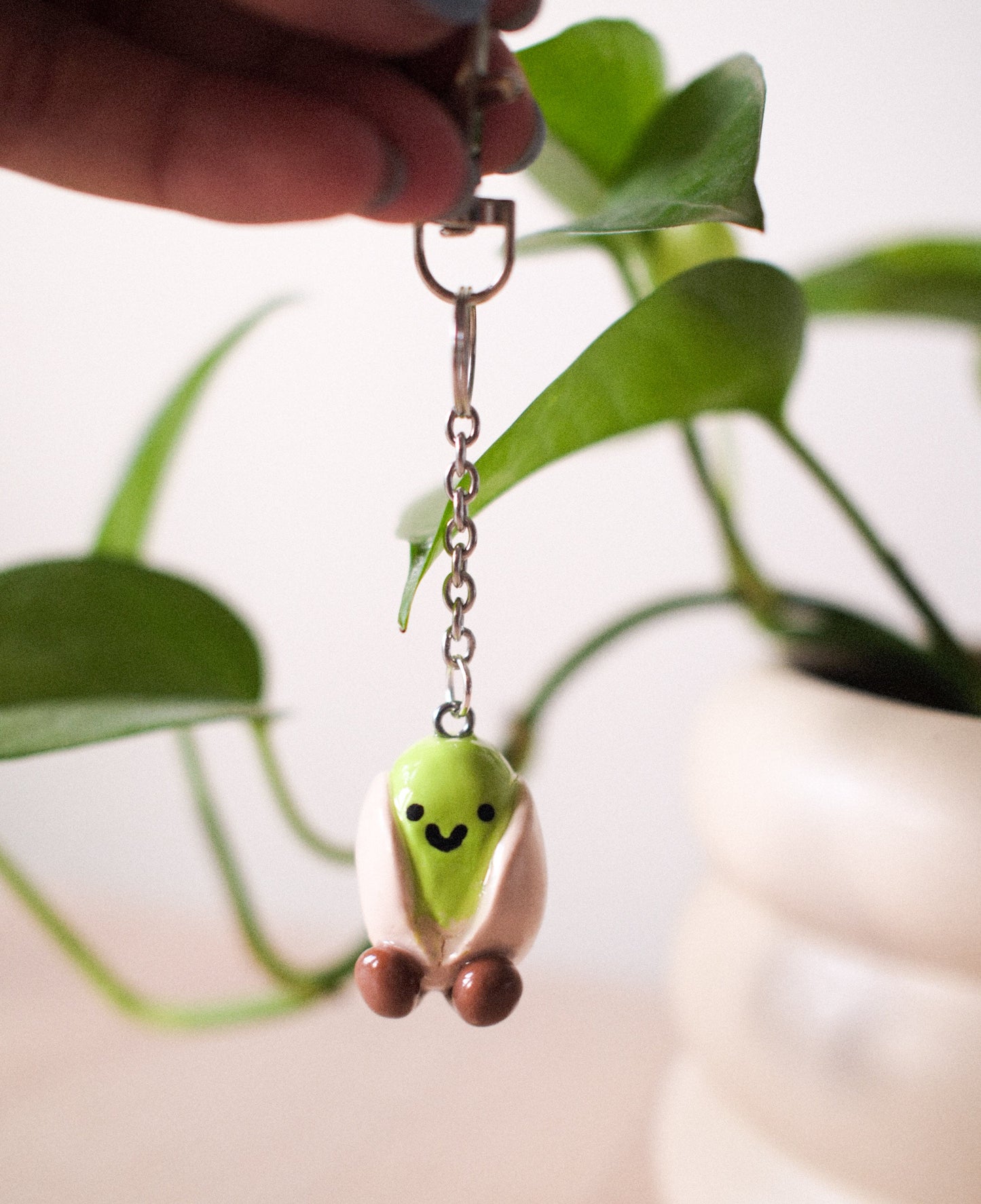 Pistachio Jellycat Keychain