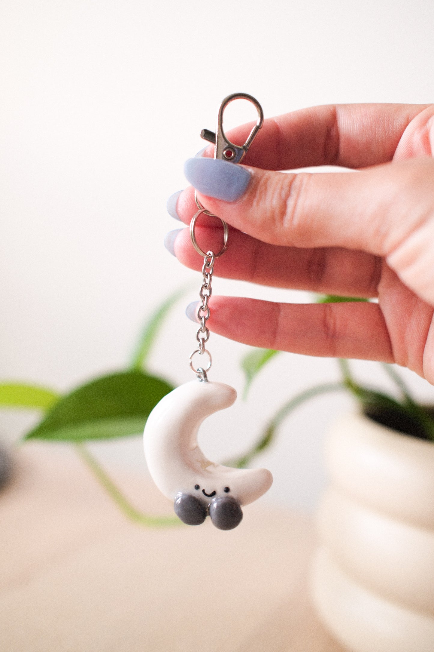 Moon Jellycat Keychain