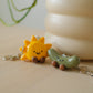 Jellycat Sun and Pickle Keychain