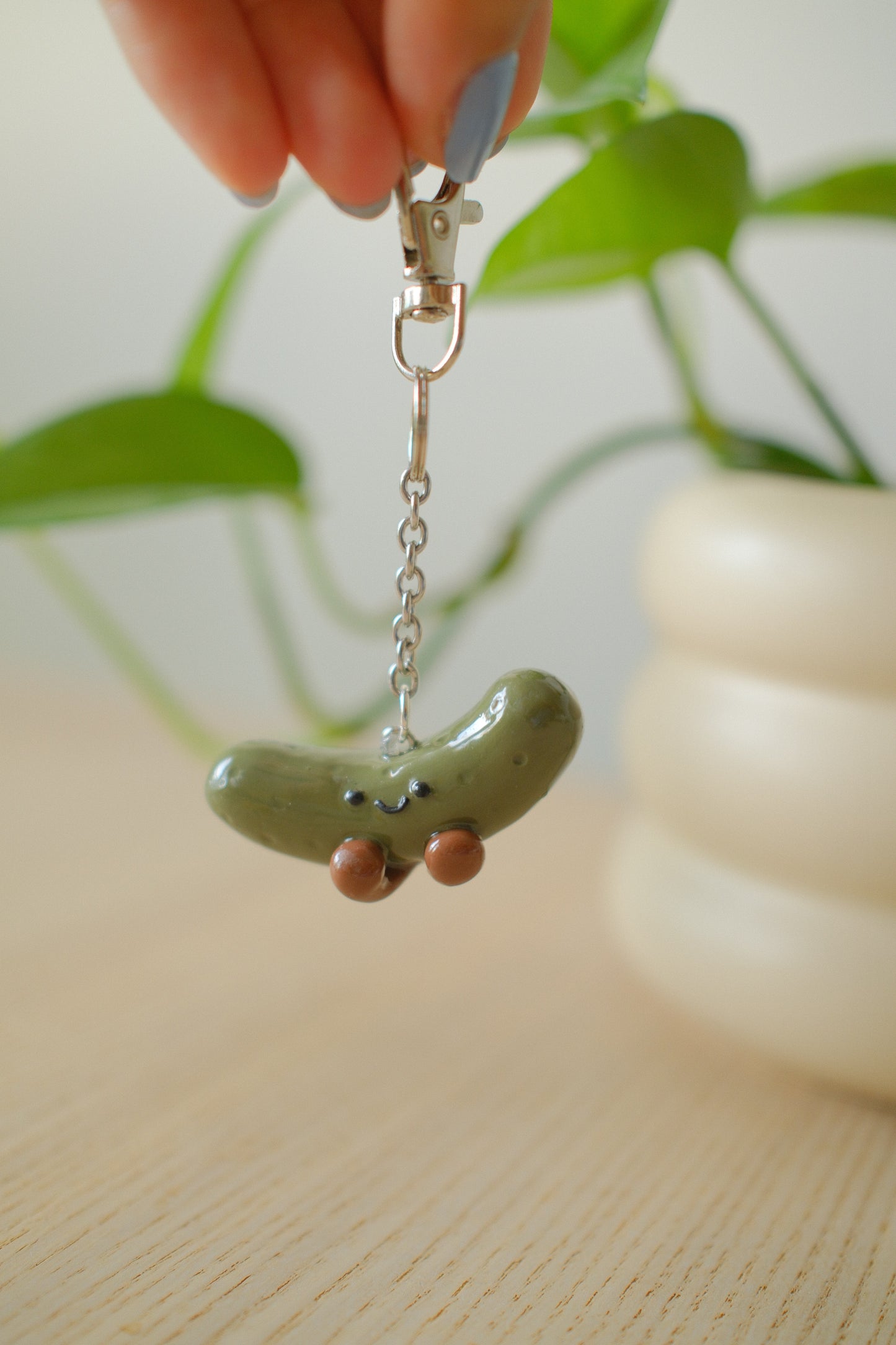 Jellycat Sun and Pickle Keychain