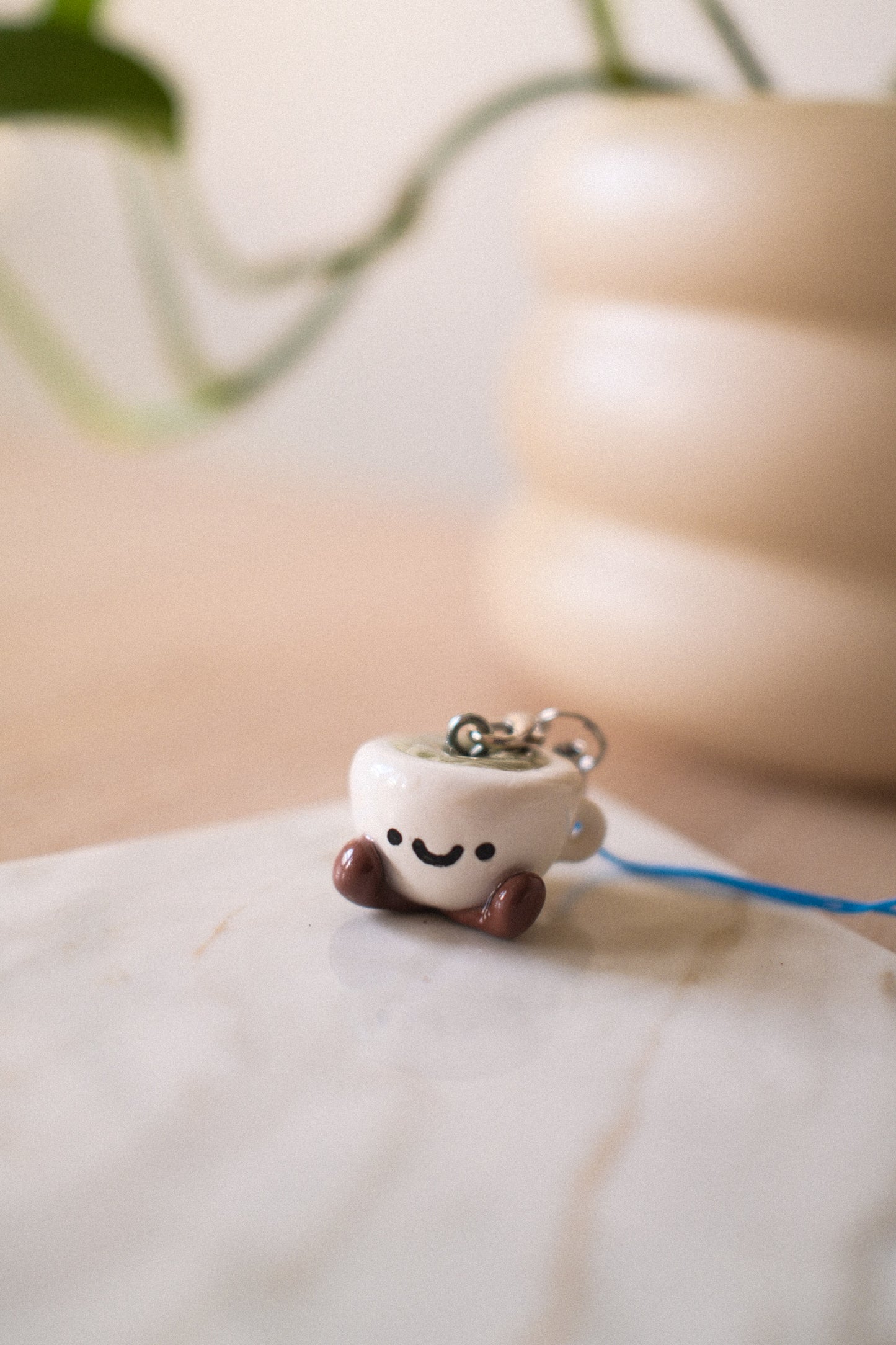 Matcha Latte Phone Charm
