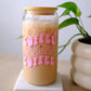 Cute Coffee Glass Cup