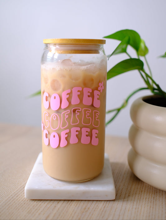 Cute Coffee Glass Cup