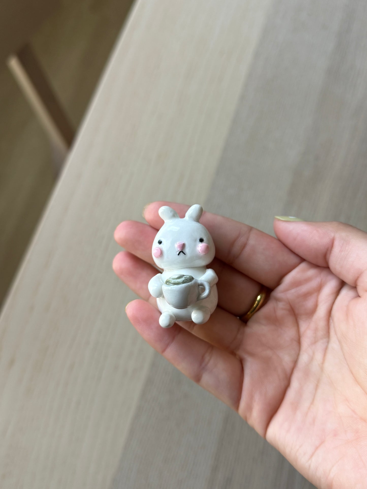Matcha Bunny Desk Friend
