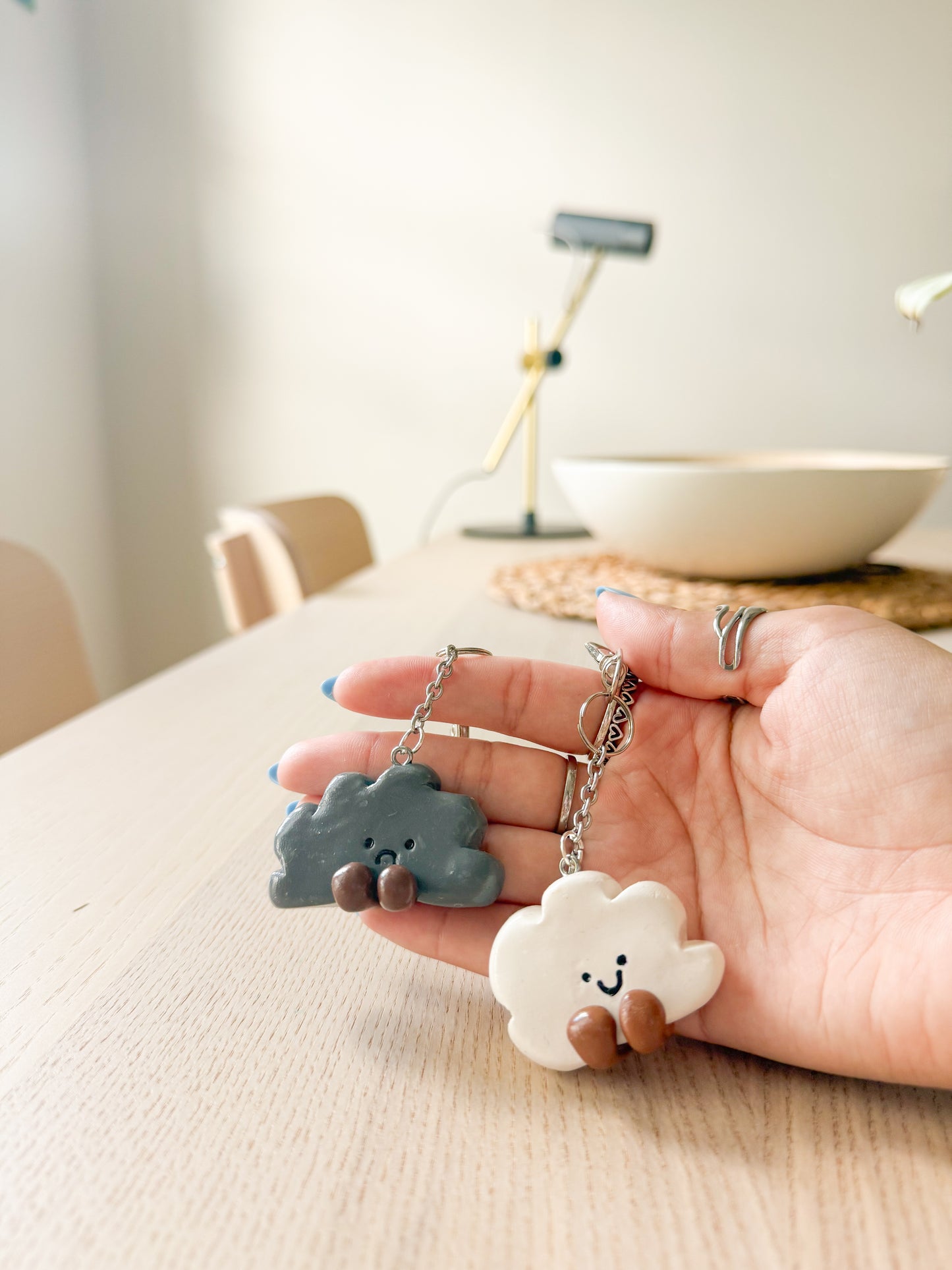 Cloud Jellycat Keychain