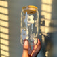 Custom Name Flower Glass Cup