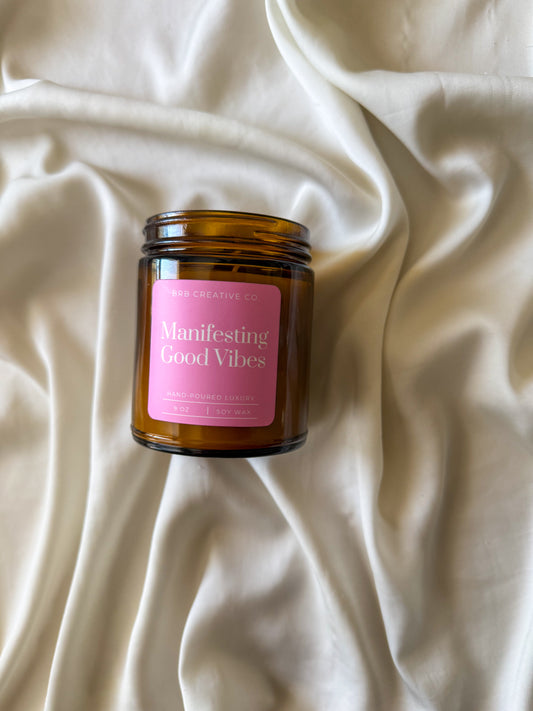 Manifesting Good Vibes Candle