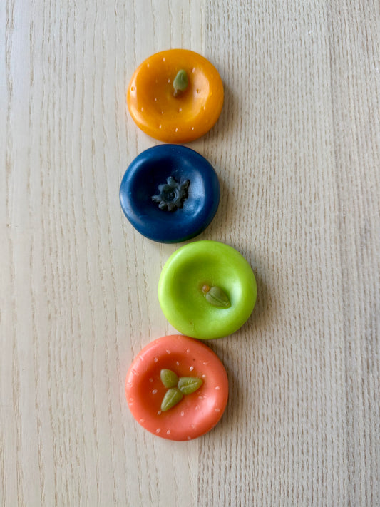 Fruit Worry Stones