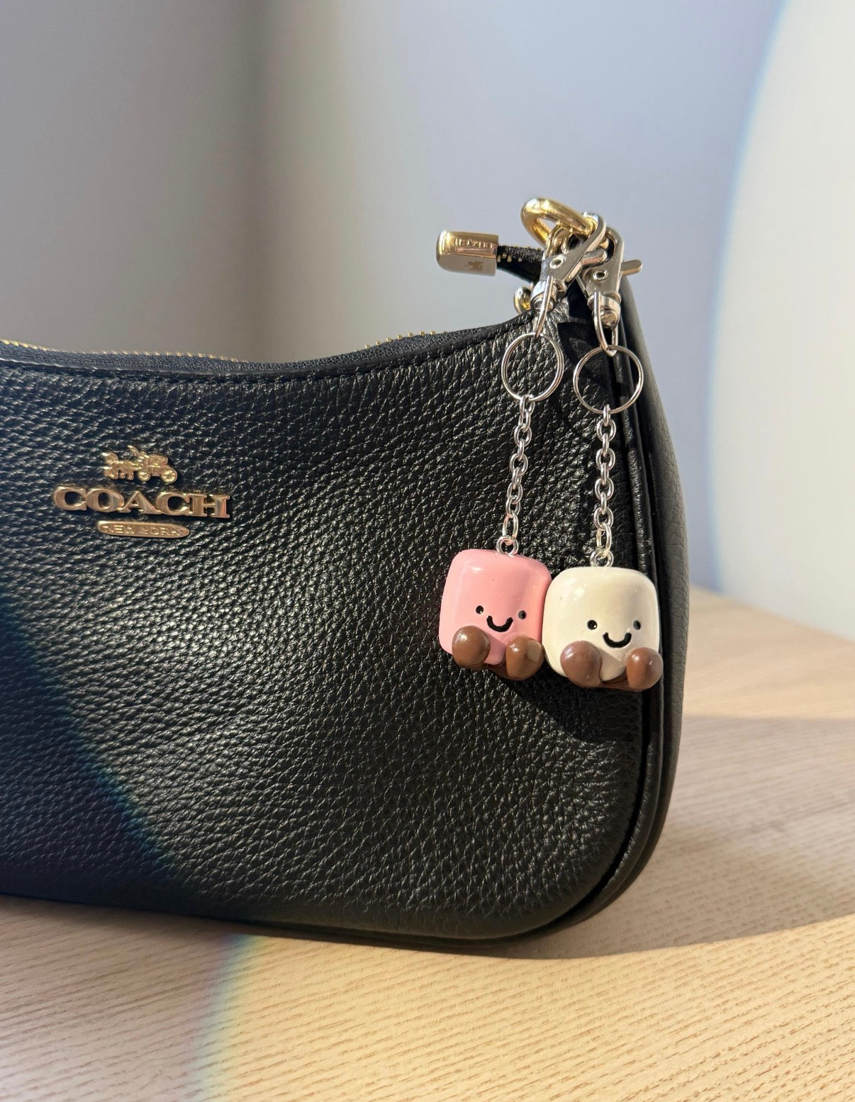 Marshmallow Jellycat Keychain