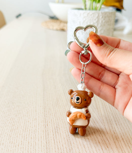 Baker Bear Keychain