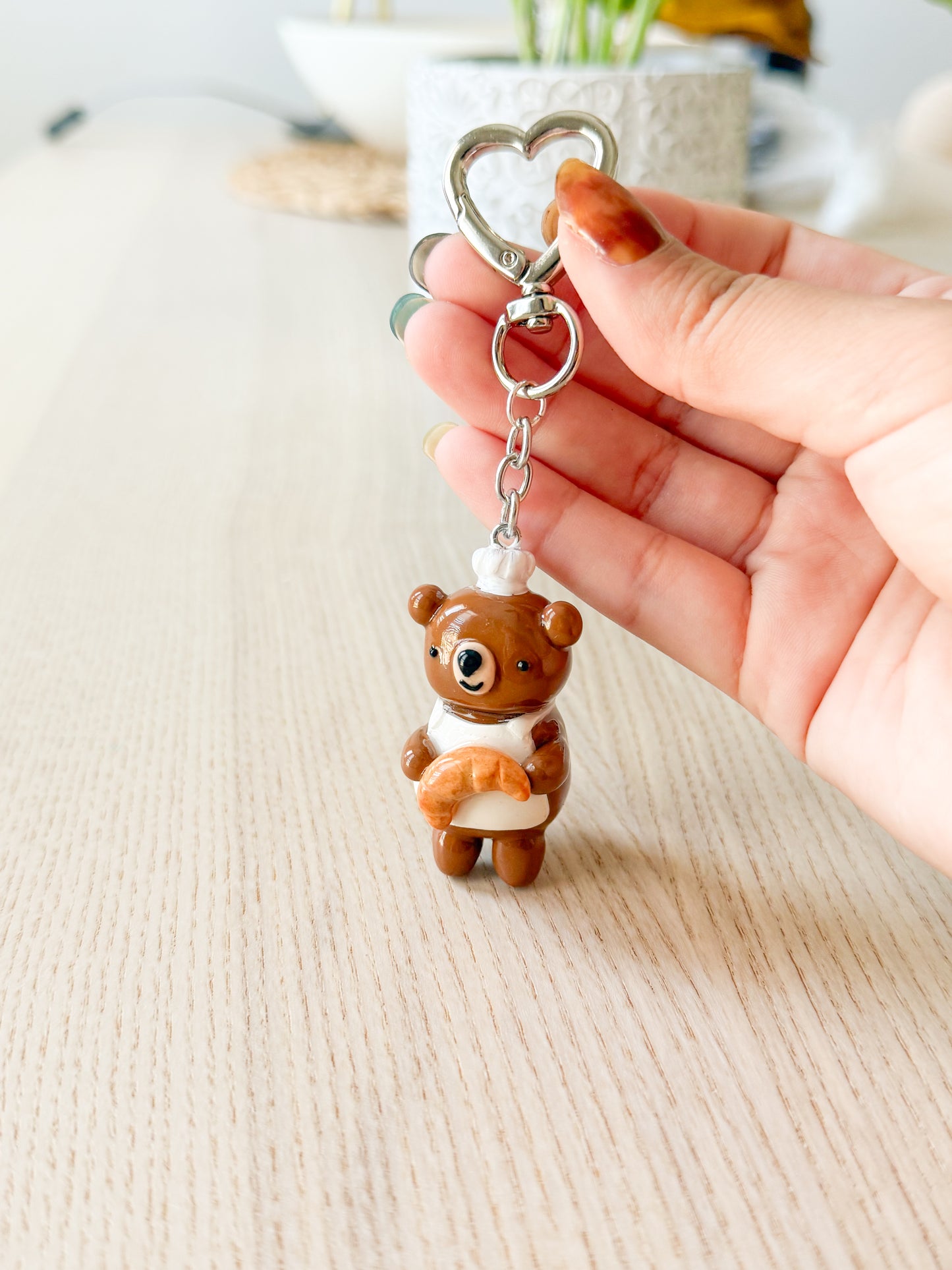 Baker Bear Keychain