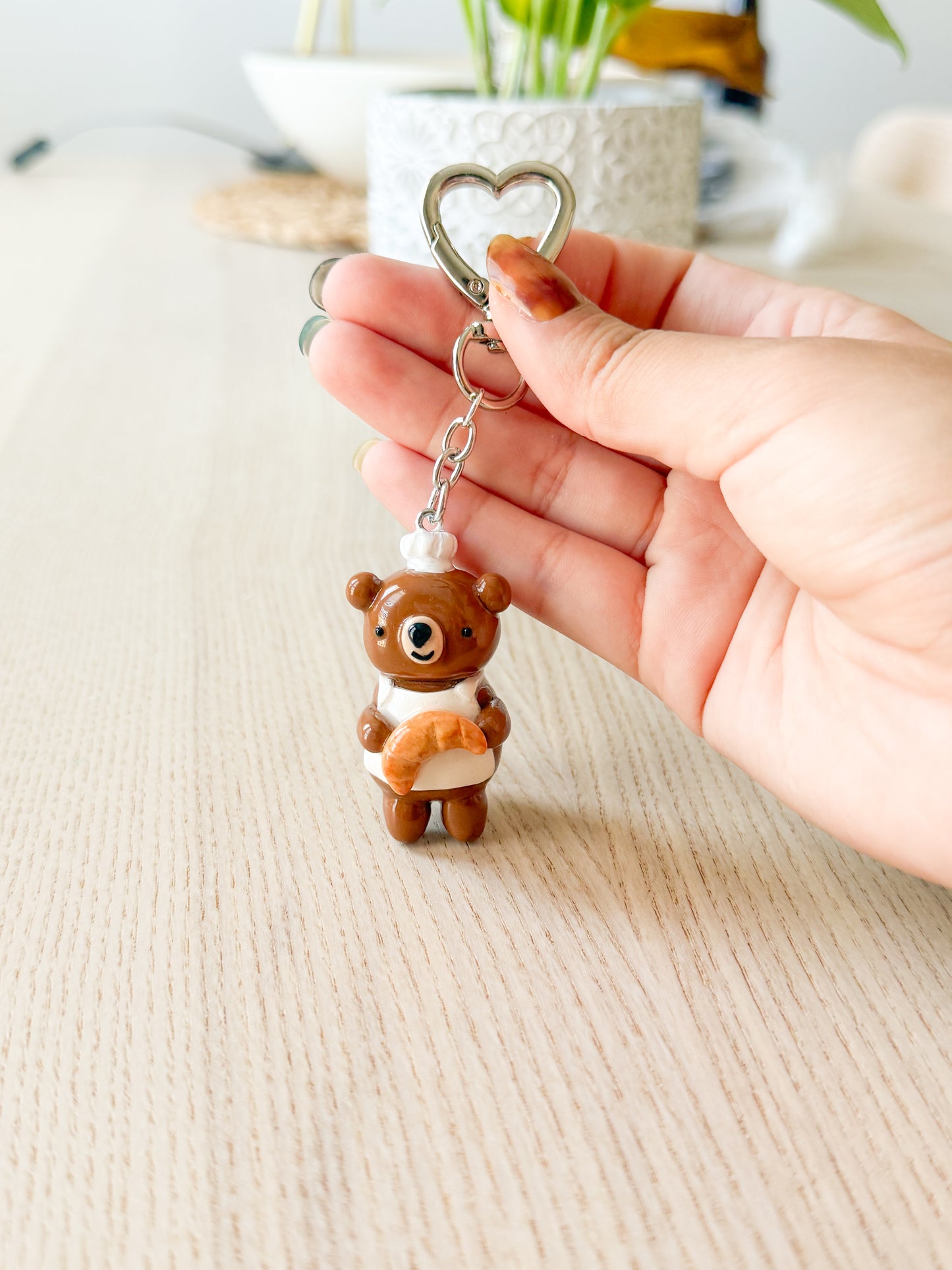 Baker Bear Keychain