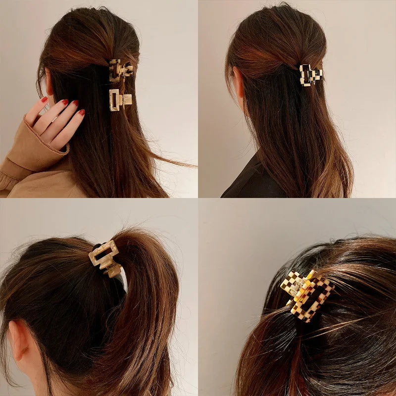 Extra Small Square Hair Claw