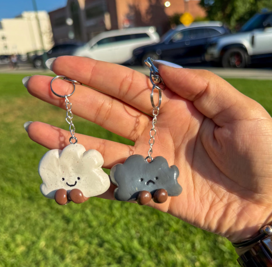 Cloud Jellycat Keychain