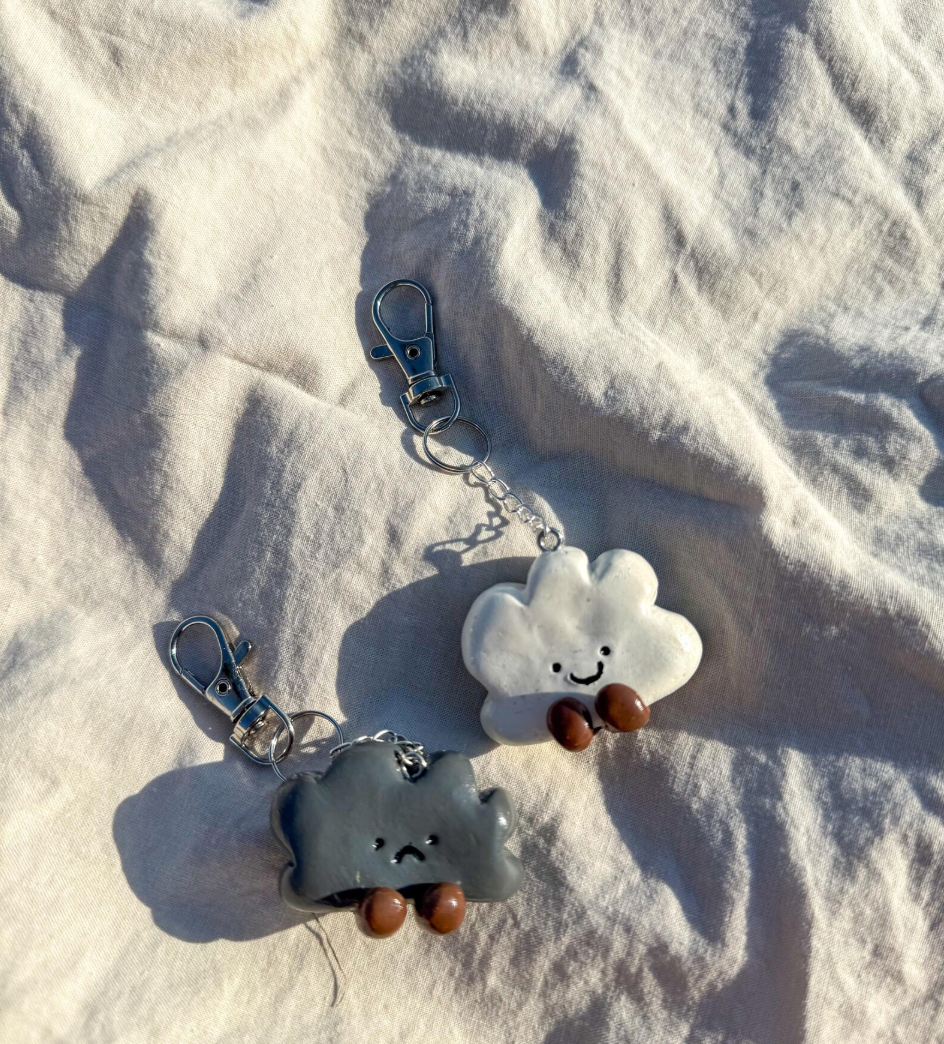 Cloud Jellycat Keychain