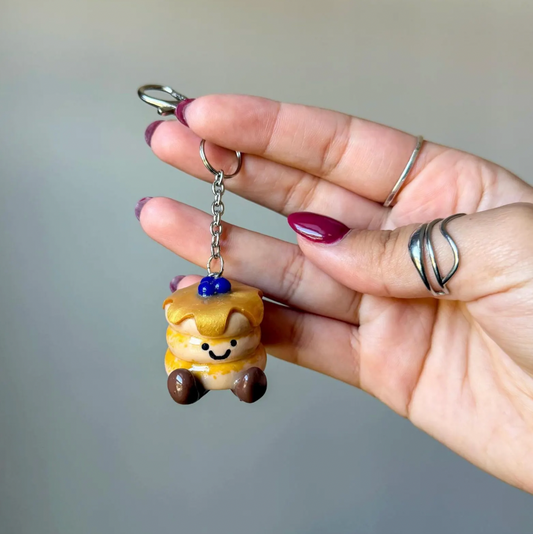 Pancake Jellycat Keychain