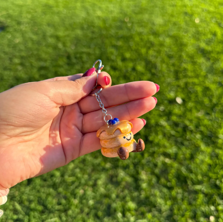 Pancake Jellycat Keychain