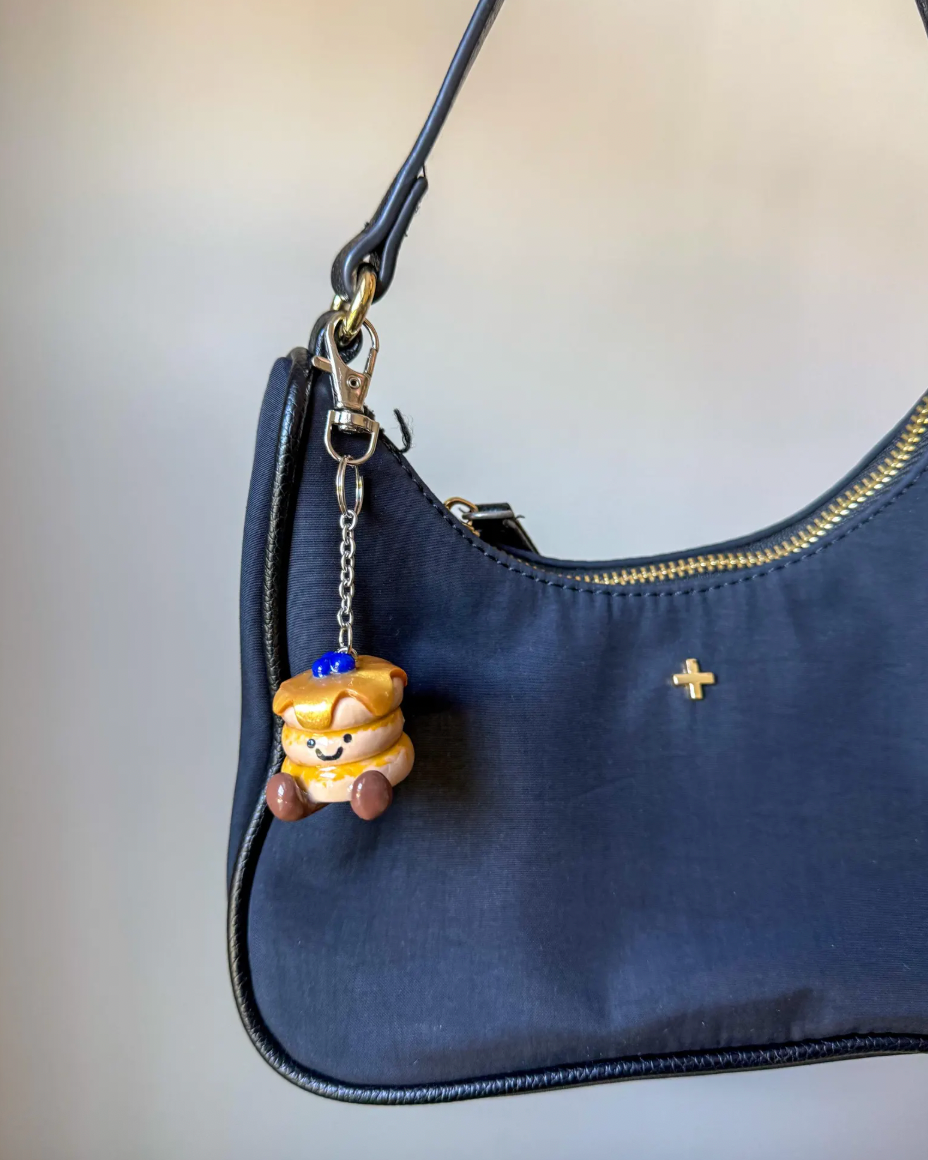 Pancake Jellycat Keychain