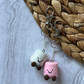 Marshmallow Jellycat Keychain