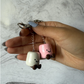 Marshmallow Jellycat Keychain