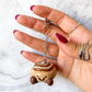 Cinnamon Bun Jellycat Keychain
