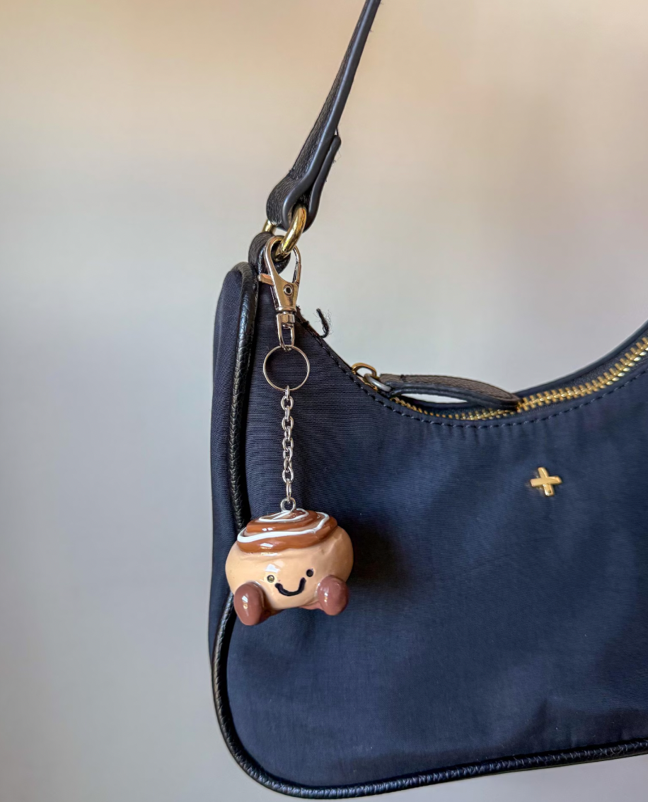 Cinnamon Bun Jellycat Keychain