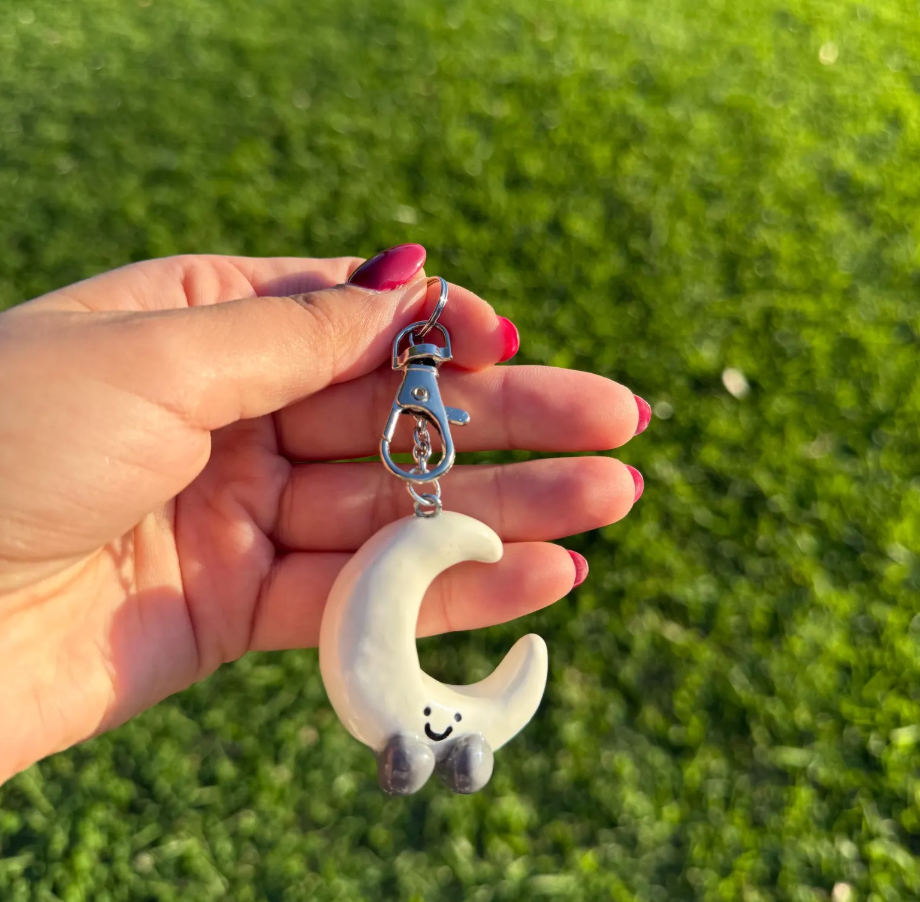 Moon Jellycat Keychain