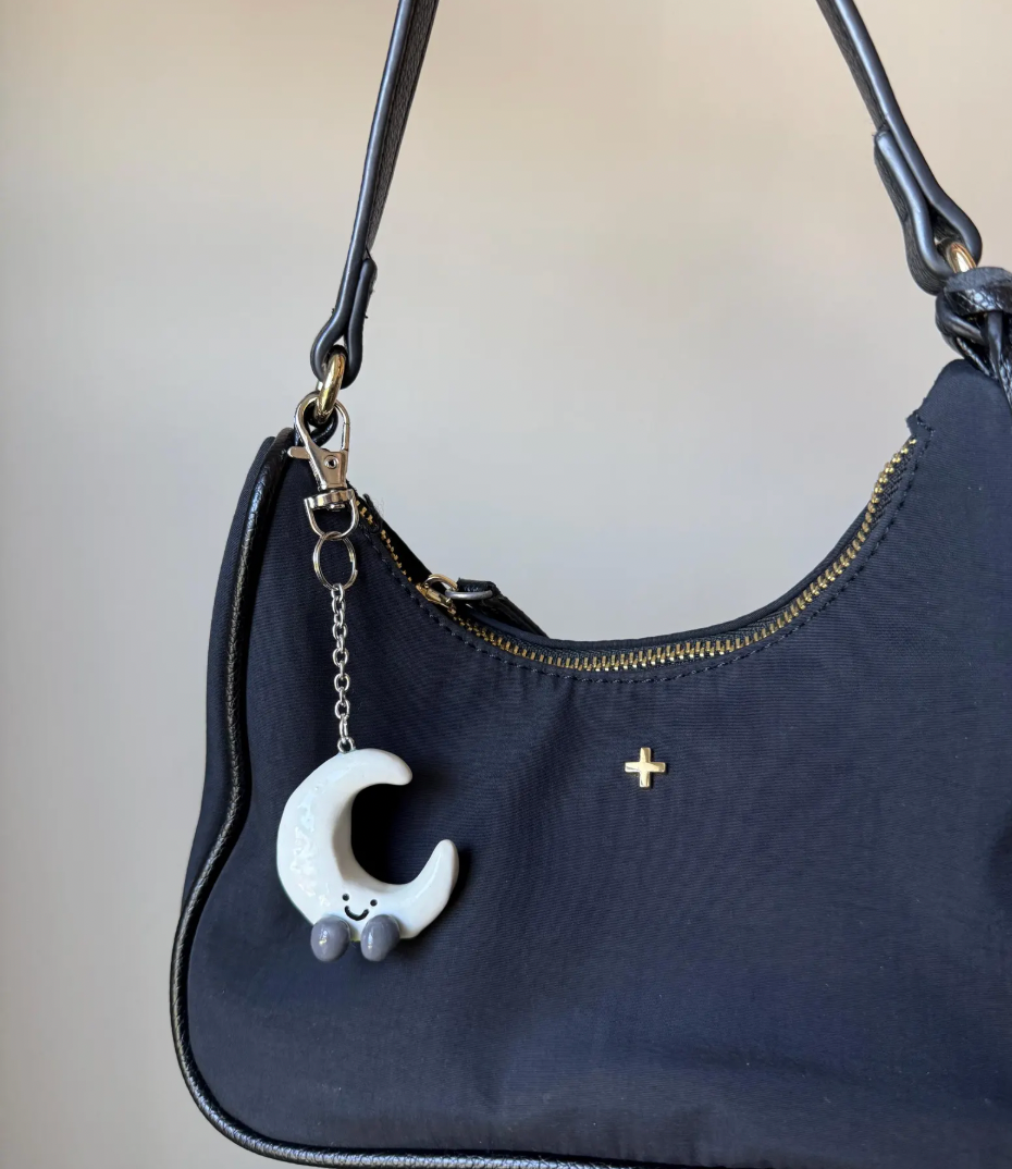 Moon Jellycat Keychain