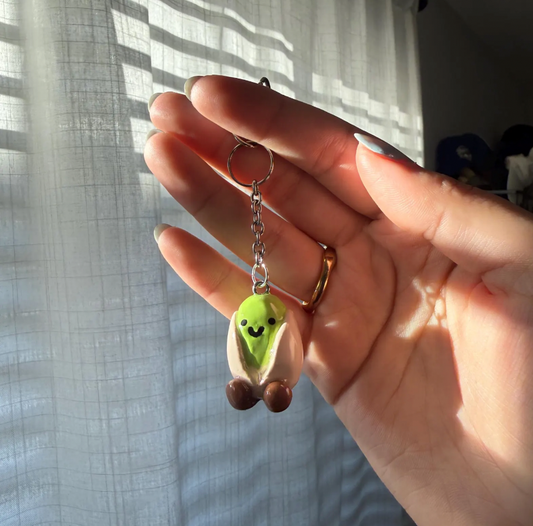 Pistachio Jellycat Keychain