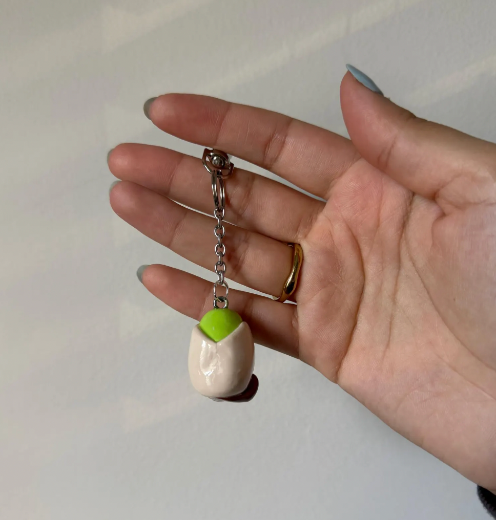 Pistachio Jellycat Keychain