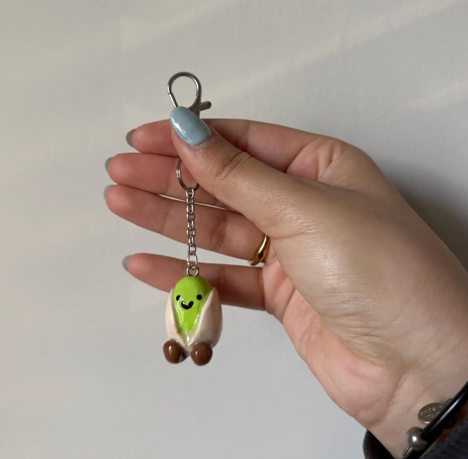 Pistachio Jellycat Keychain