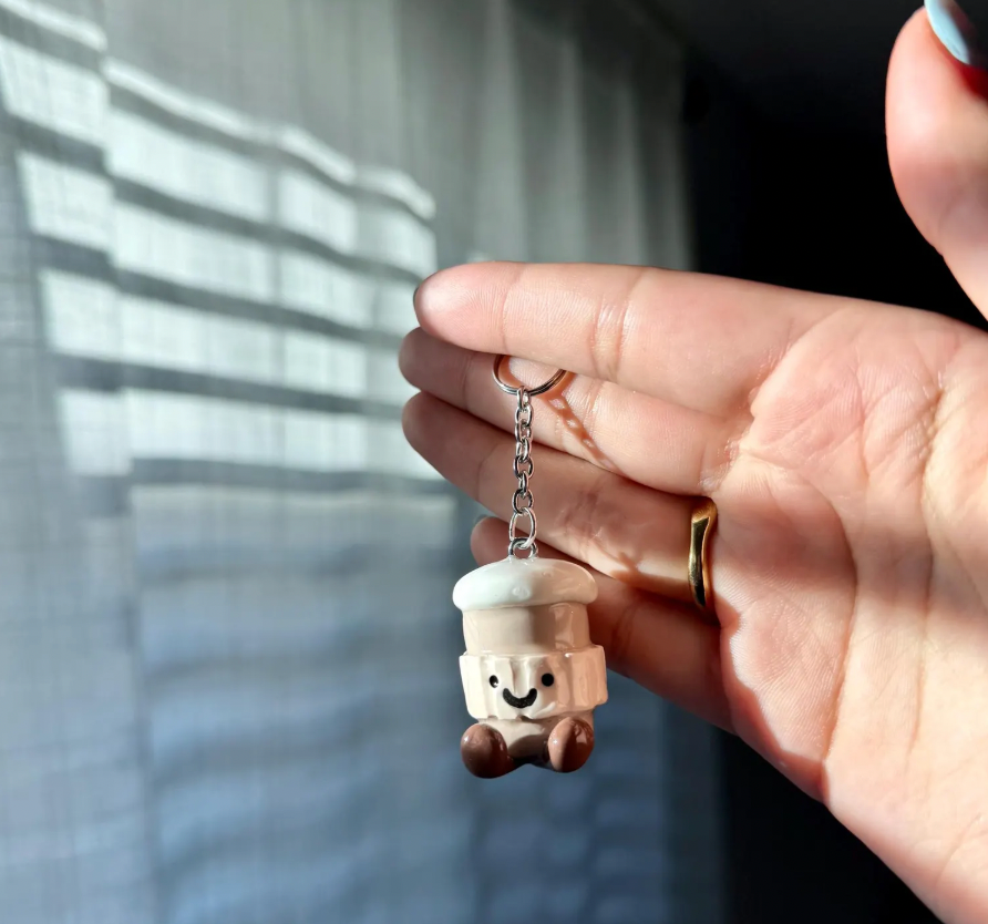 Coffee Jellycat Keychain