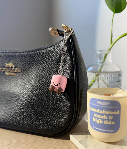 Marshmallow Jellycat Keychain